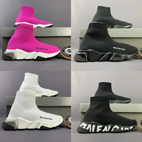 Balenciaga Speed Comfortable and Simple High-Top Sports Shoes-2960  